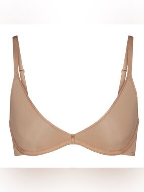 Skims weightless scoop bra in clay
